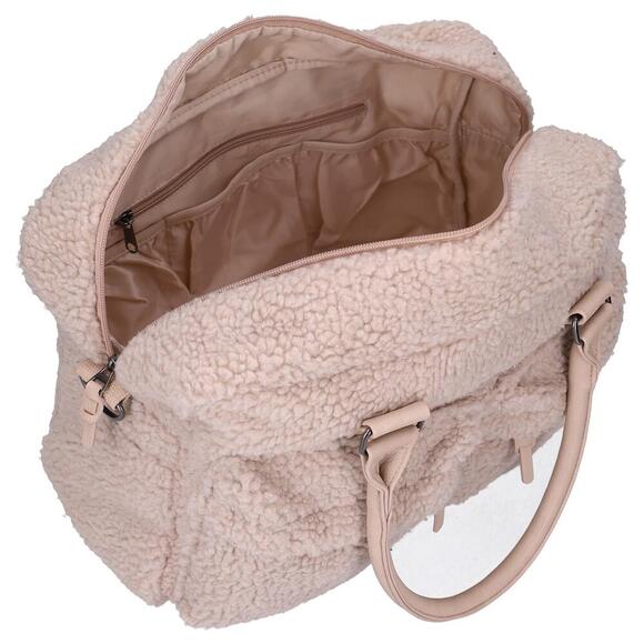 Diaper Bag - Cream Sherpa