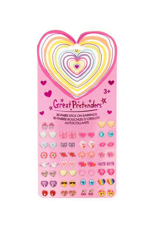 Sticker Earrings - Hearts