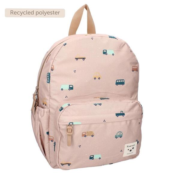 Small Backpack - Brown Trucks
