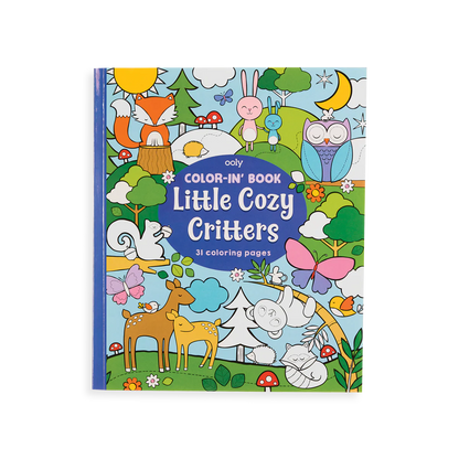Color-in Book - Little Cozy Critters