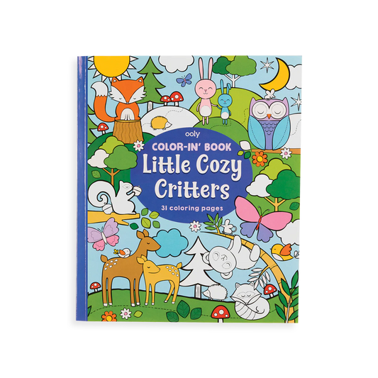 Color-in Book - Little Cozy Critters