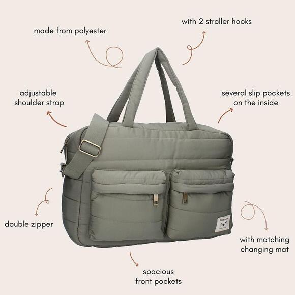 Diaper Bag - Gracious Green