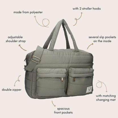 Diaper Bag - Gracious Green