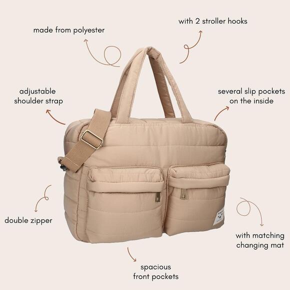 Diaper Bag - Gracious Beige