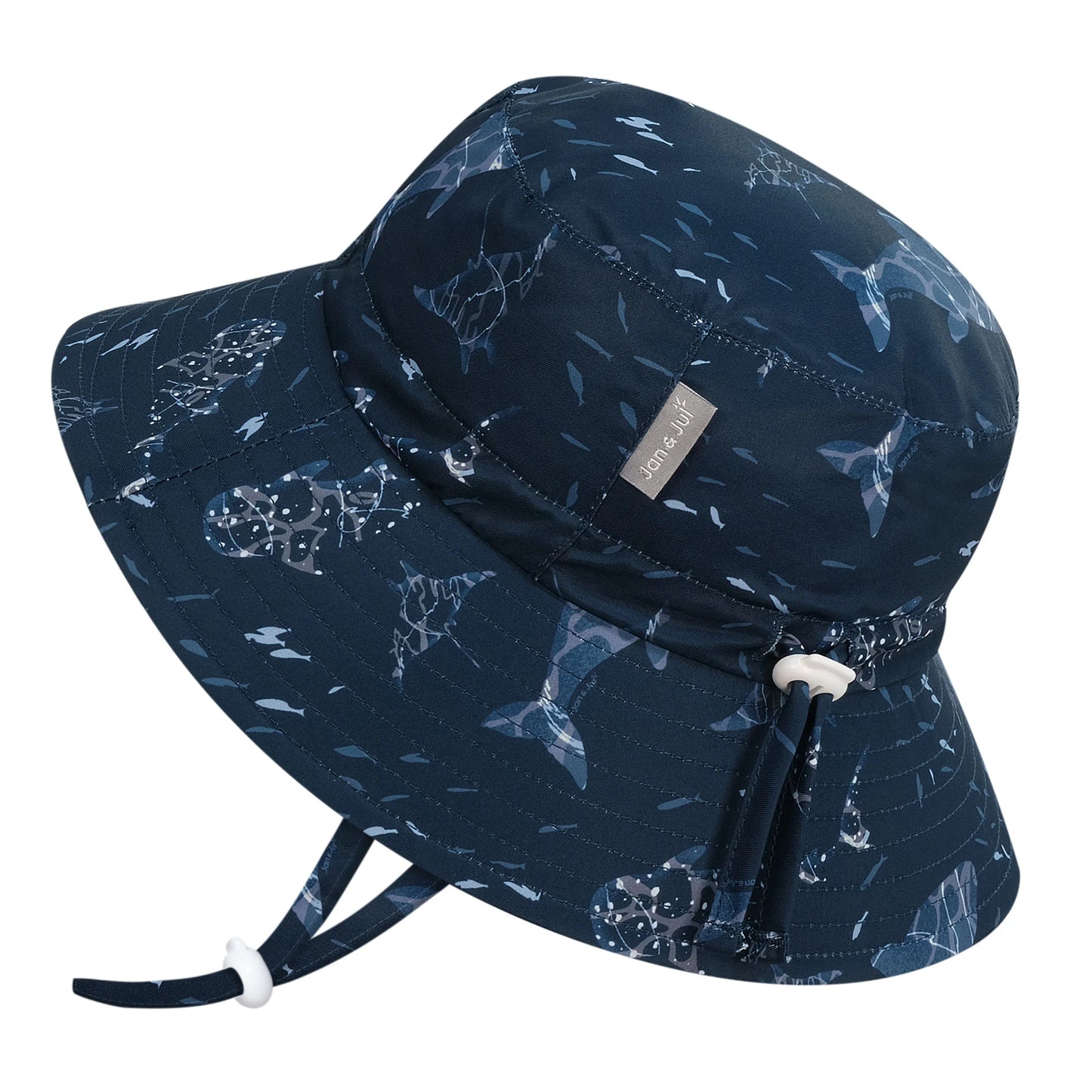 Aqua-Dry Bucket Hat - Navy Whale Play
