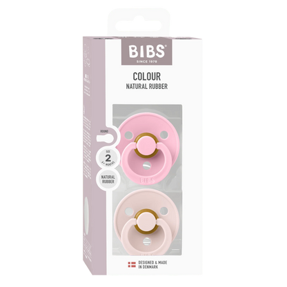 BIBS Pacifier 2PK - Petal/Baby Pink