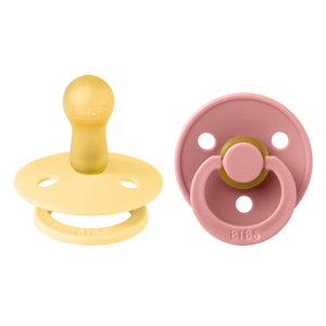 BIBS Pacifier 2PK - Pale Butter/Dusty Pink