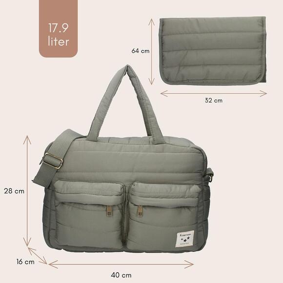 Diaper Bag - Gracious Green