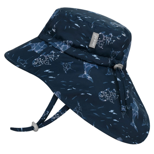 Aqua-Dry Adventure Hat - Navy Whale Play