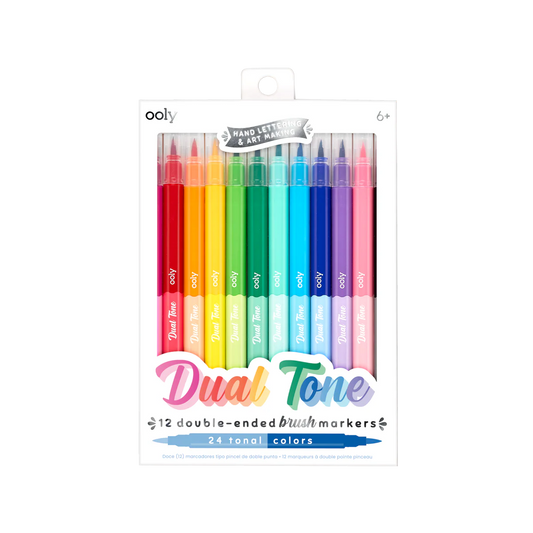 Dual Tone: Double-Ended Brush Markers