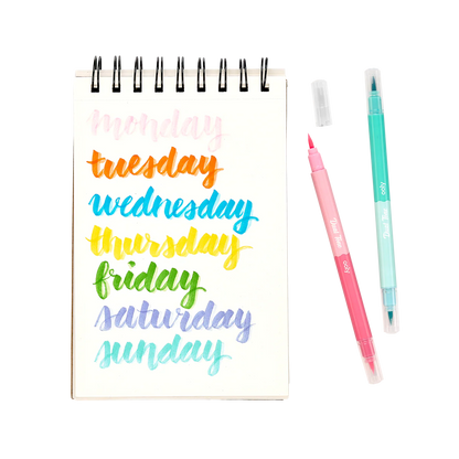 Dual Tone: Double-Ended Brush Markers