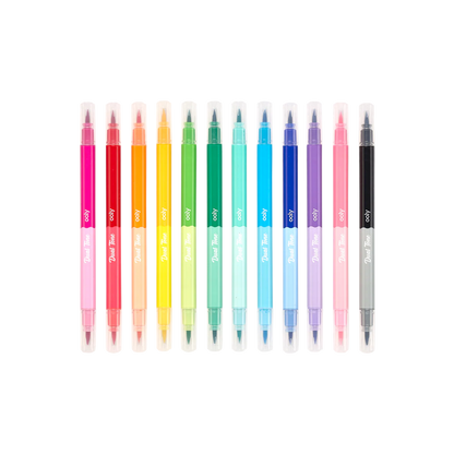 Dual Tone: Double-Ended Brush Markers