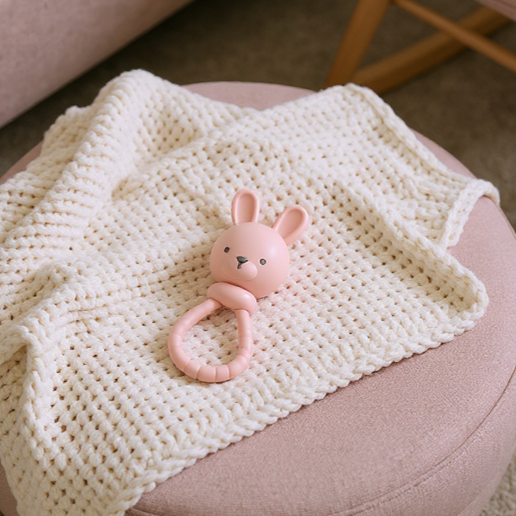 Itzy Ritzy Pink Bunny Sweetie Rattle™