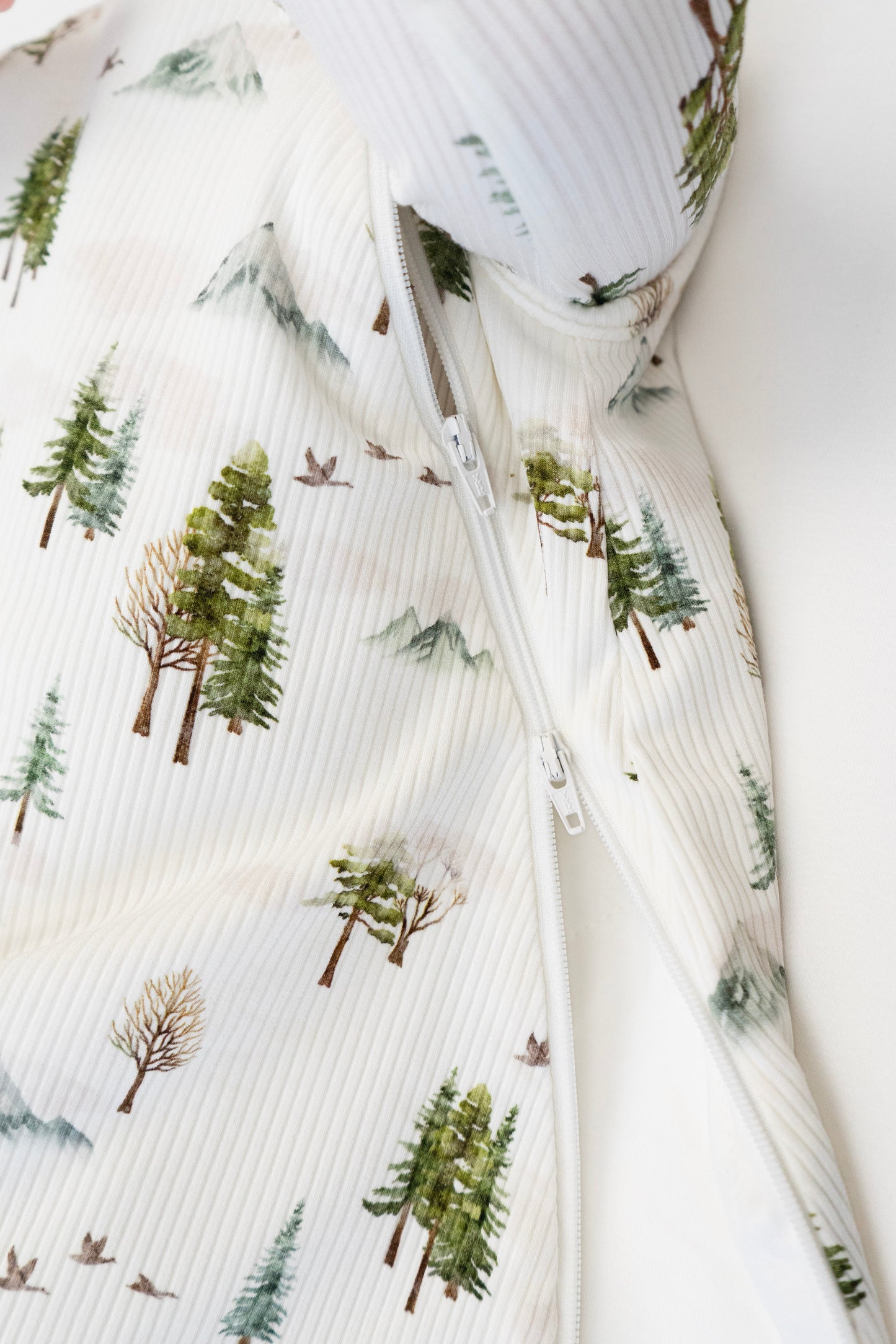 Belan.J Ribbed Bamboo Sleep Sack 1.0 TOG - Misty Forest