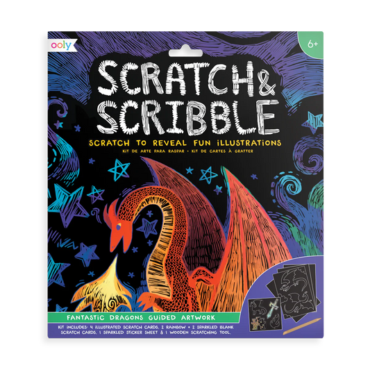 Scratch & Scribble - Fantastic Dragons