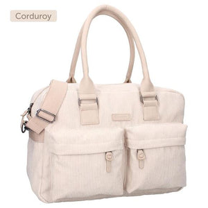 Diaper Bag - Cream Corduroy