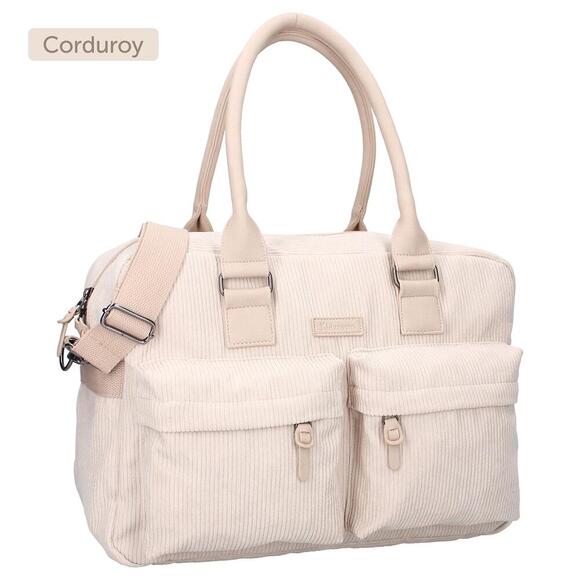 Diaper Bag - Cream Corduroy