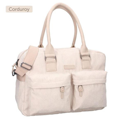 Diaper Bag - Cream Corduroy