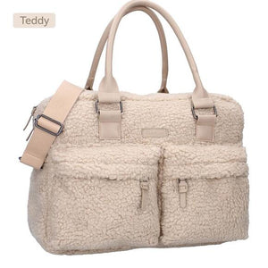 Diaper Bag - Cream Sherpa