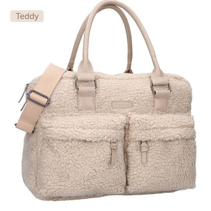 Diaper Bag - Cream Sherpa