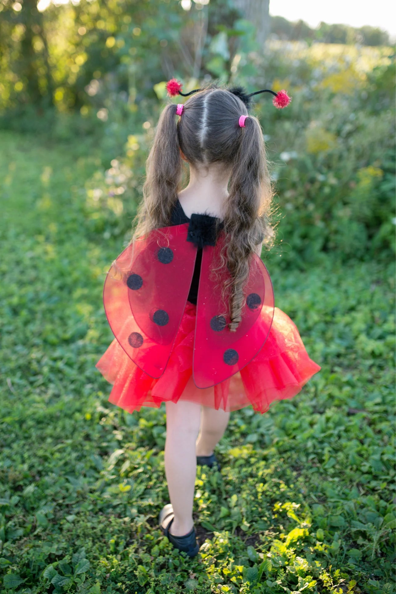 Glitter Ladybug Tutu with Wings and Headband