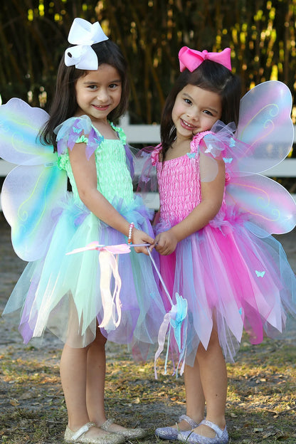 Butterfly Dress & Wings with Wand
