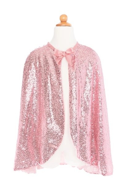 Sequins Cape - Pink