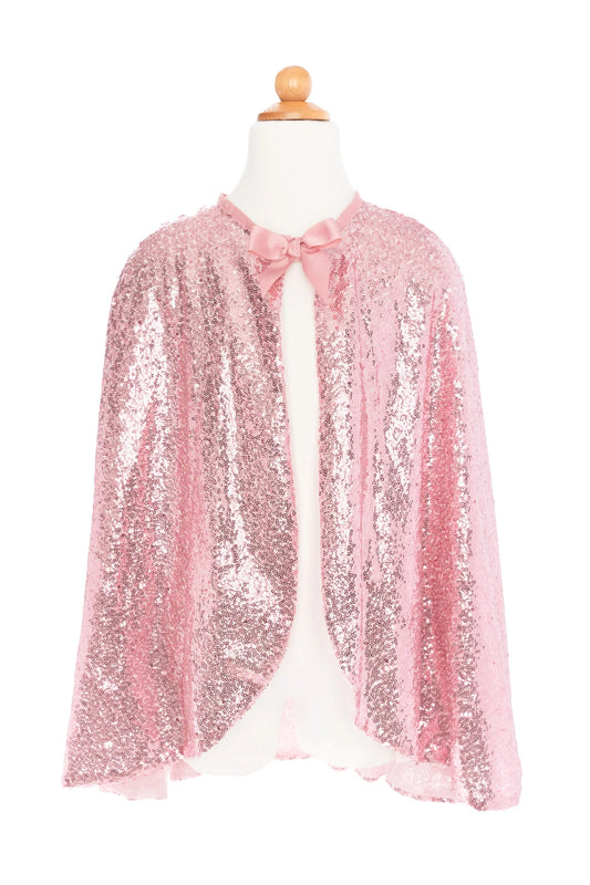 Sequins Cape - Pink