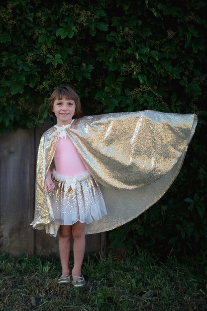 Sequins Cape - Pink