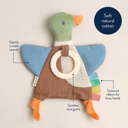 Bitzy Crinkle™ Sensory Toy With Teether