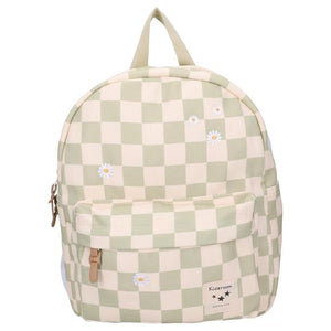 Mini Backpack - Daisy Sage Check