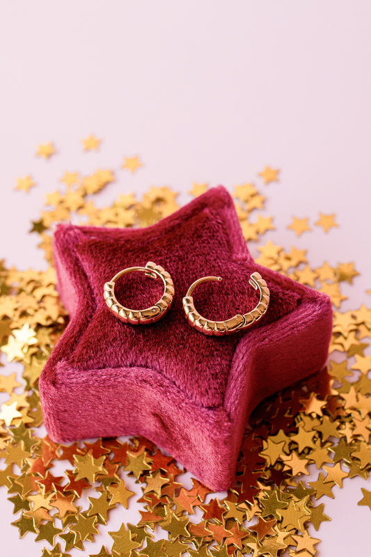 Hoop Earrings - Wave Hoops