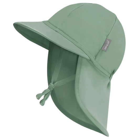 Sun Soft UV Baby Cap - Sage Green