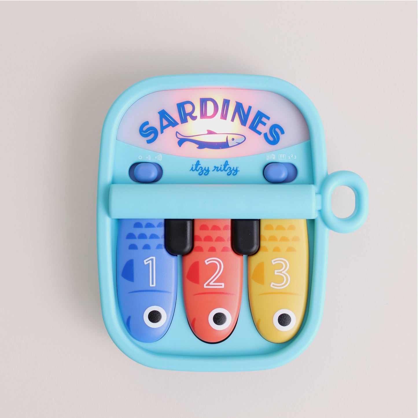 Bitzy Tunes™ Light-up Interactive Piano Toy - Sardines