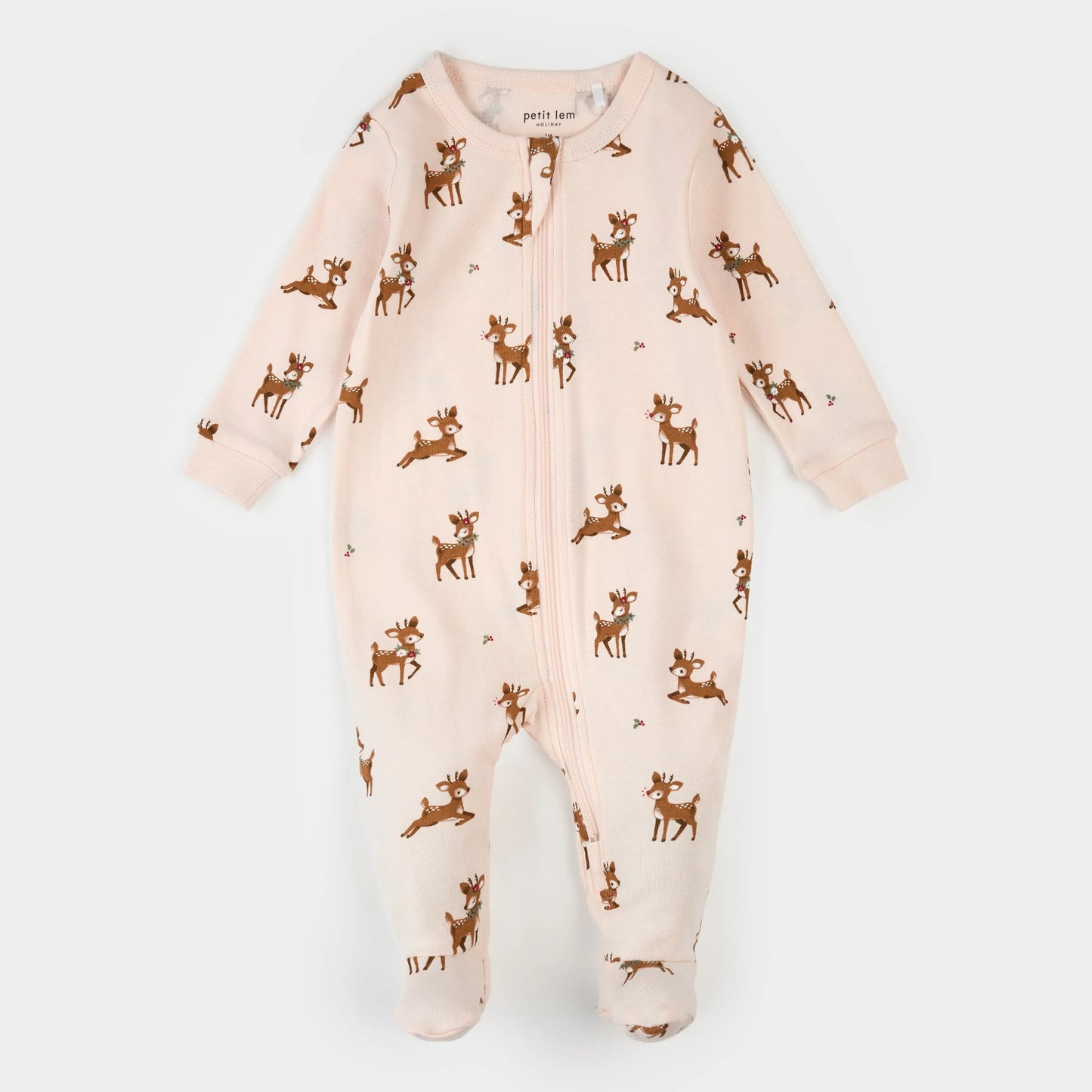 Reindeer  Footed Zipper Sleeper