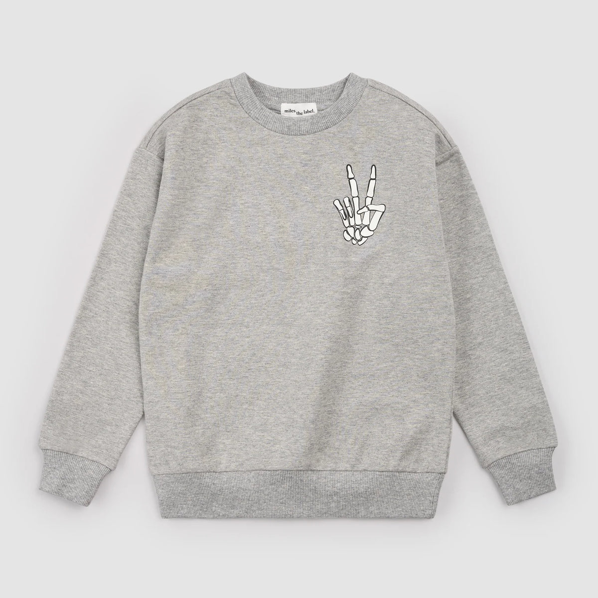 Peace Sign Skeleton Sweatshirt