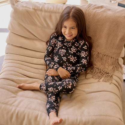 Long Sleeve PJ Set - Vintage Rosebud