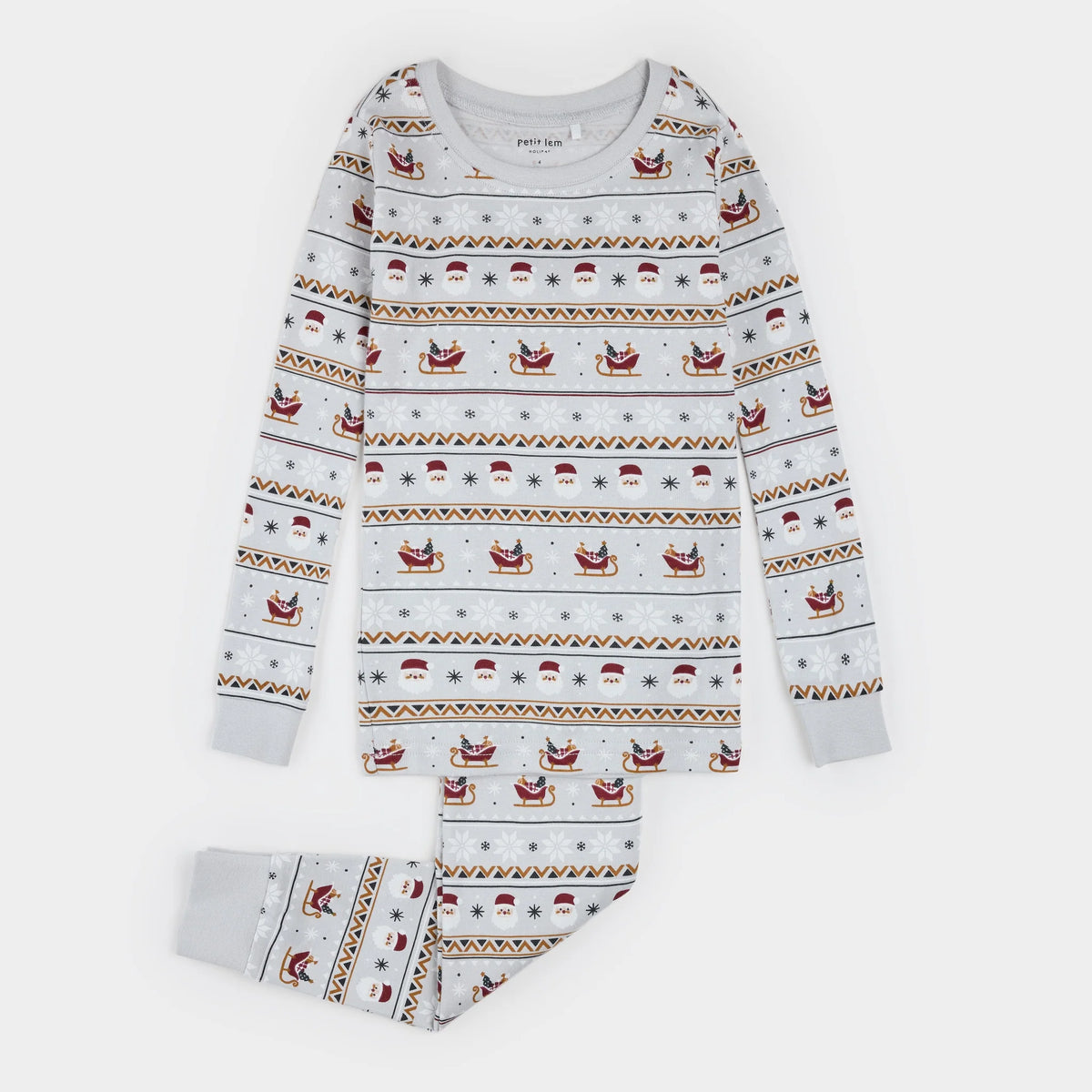 Long Sleeve PJ Set - Merry Mix