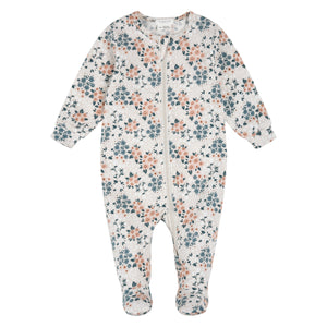 Zipper Sleeper Footless - Floral