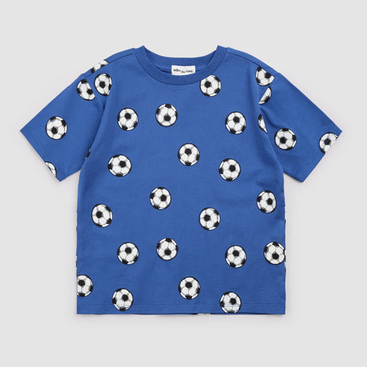 T-Shirt - Navy Soccer