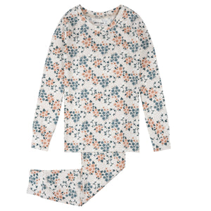2 Piece Long Sleeve PJ Set - Floral