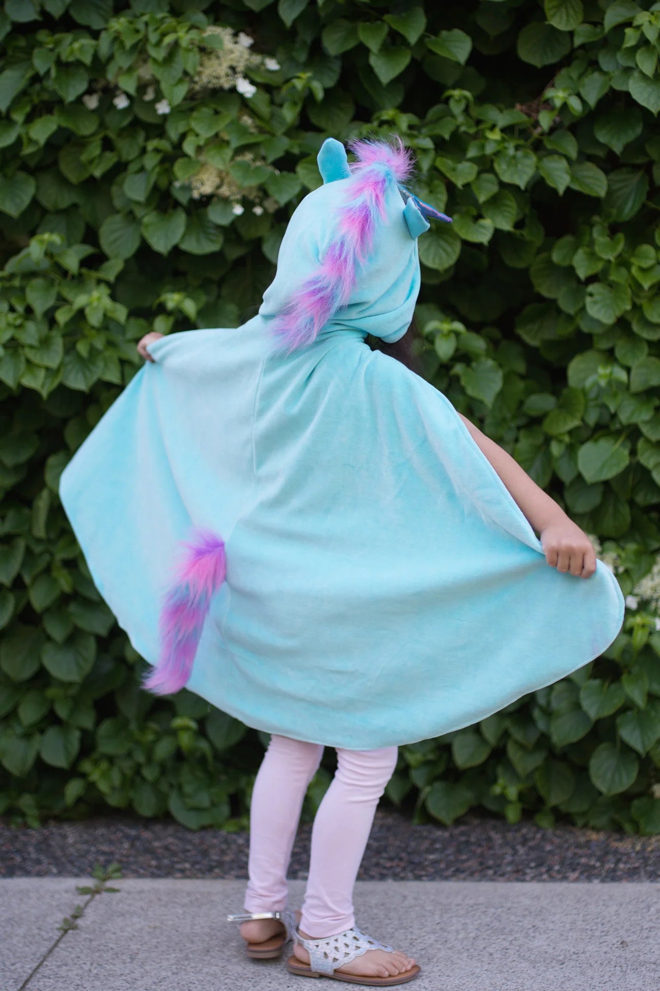 Reversible Rainbow Unicorn/Dragon Cape