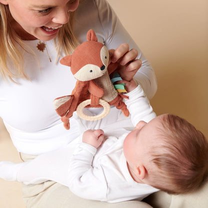 Bitzy Crinkle™ Sensory Toy With Teether