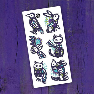Temporary Tattoos - Cute Skeletons