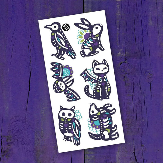 Temporary Tattoos - Cute Skeletons