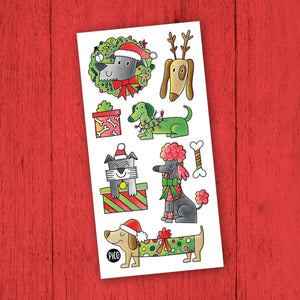 Temporary Tattoos - The Dogs of Christmas