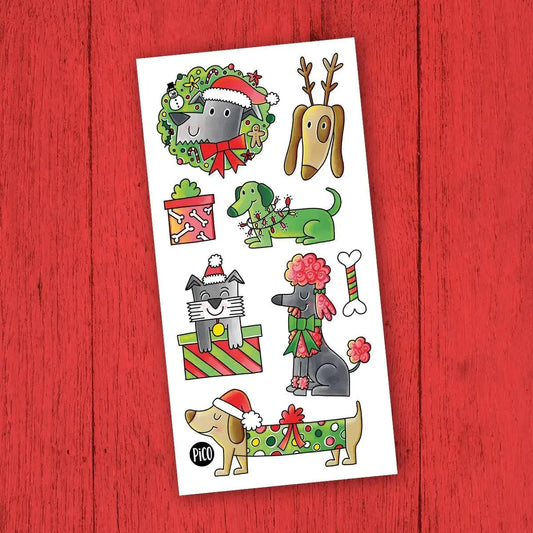 Temporary Tattoos - The Dogs of Christmas