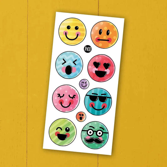 Temporary Tattoos - Emotional Emojis