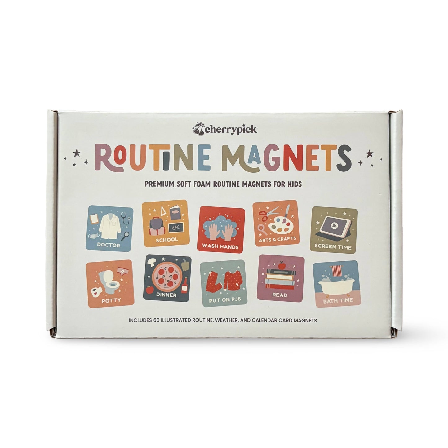 Routine Magnets - Soft Foam Magnetic Set (60 pc set)