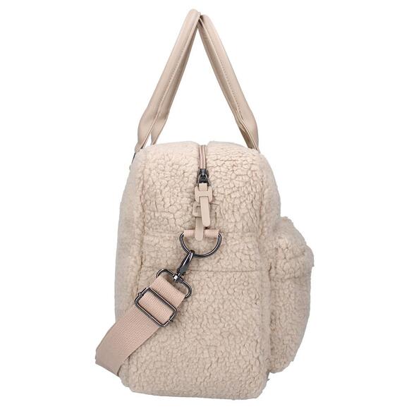 Diaper Bag - Cream Sherpa